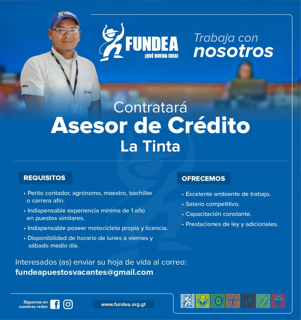 Asesor de Crédito - La Tinta