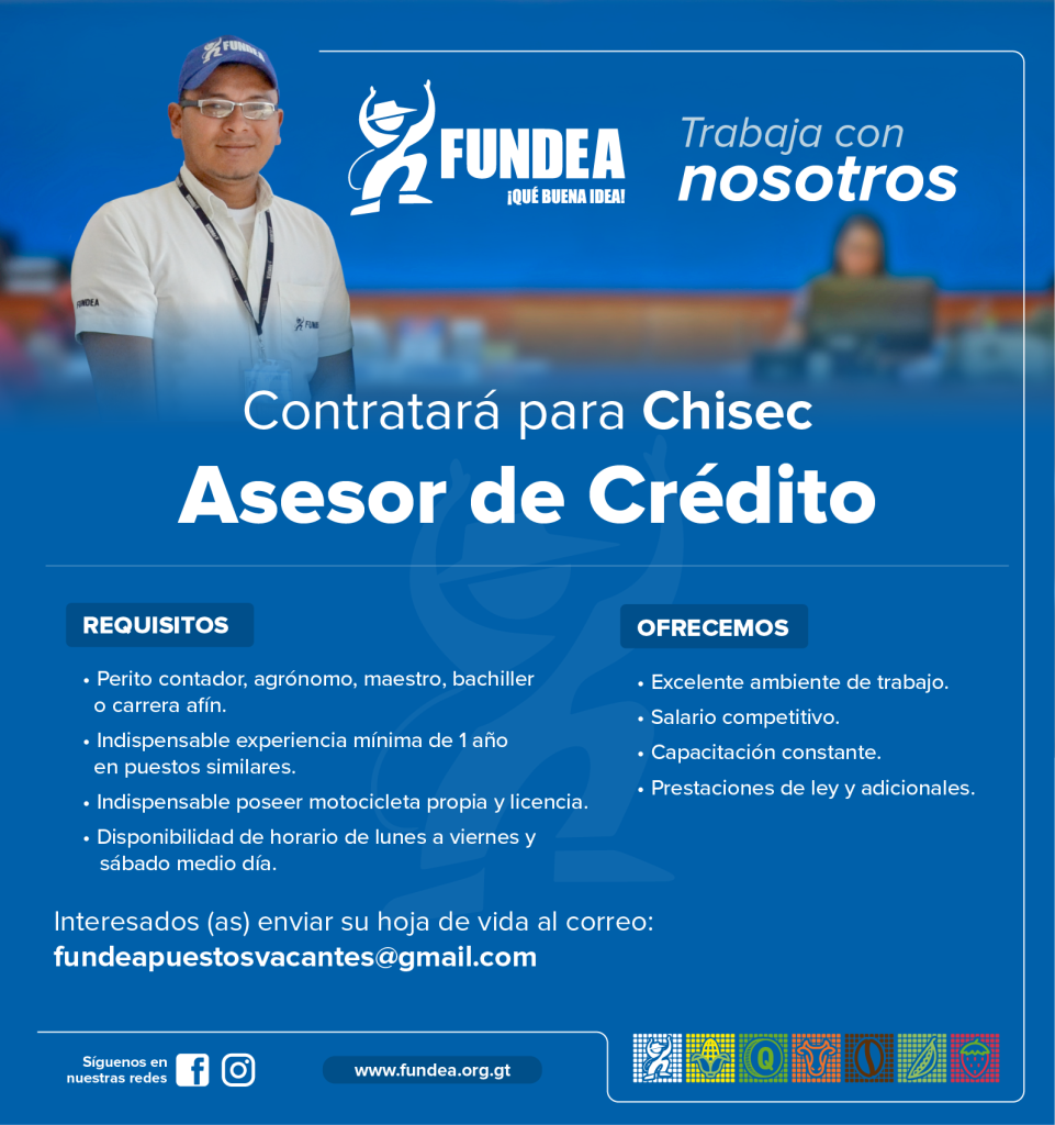 Asesor de Crédito - Chisec