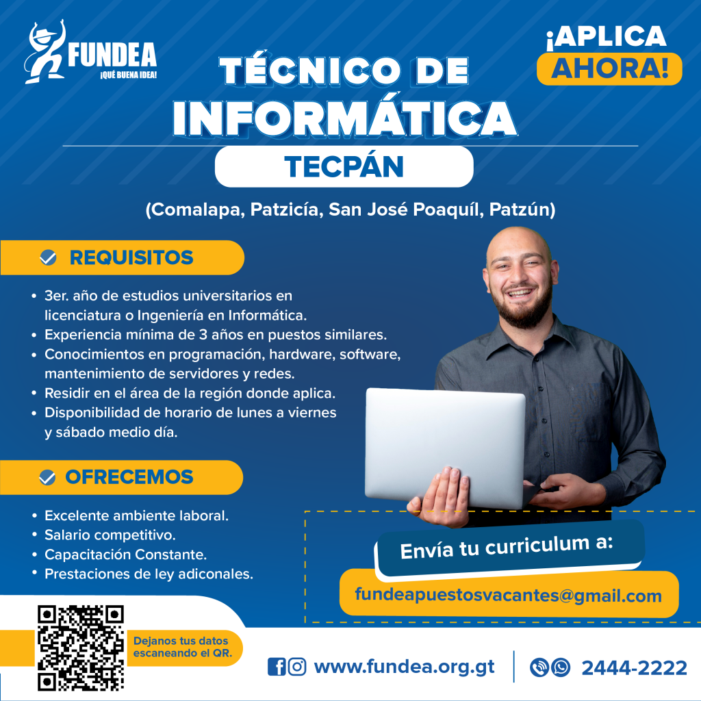 Técnico de Informática -  Tecpán