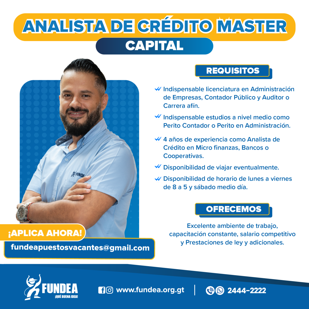 Analista de Créditos Master - Capital