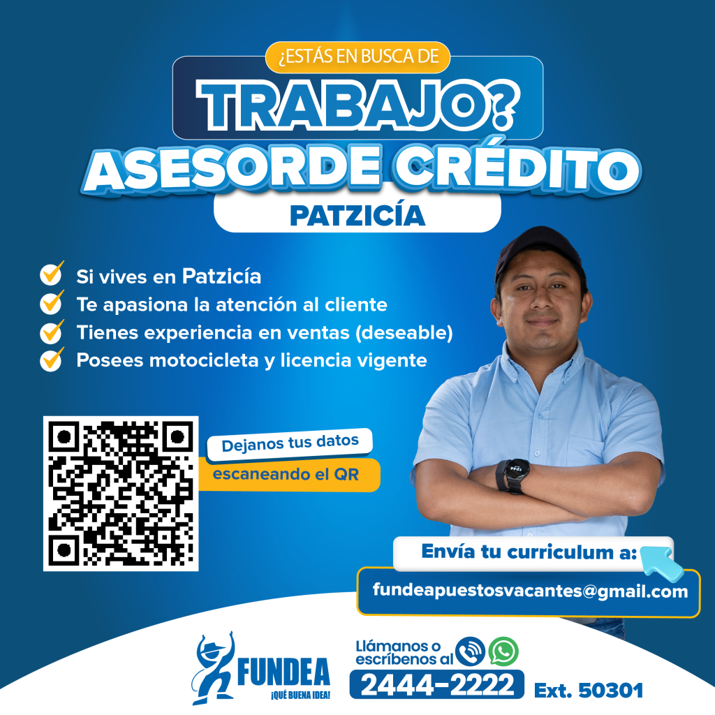 Asesor de Crédito - Patzicía