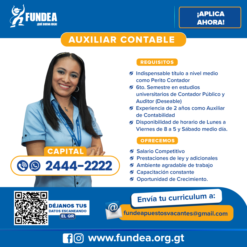 Auxiliar de Contabilidad - Capital