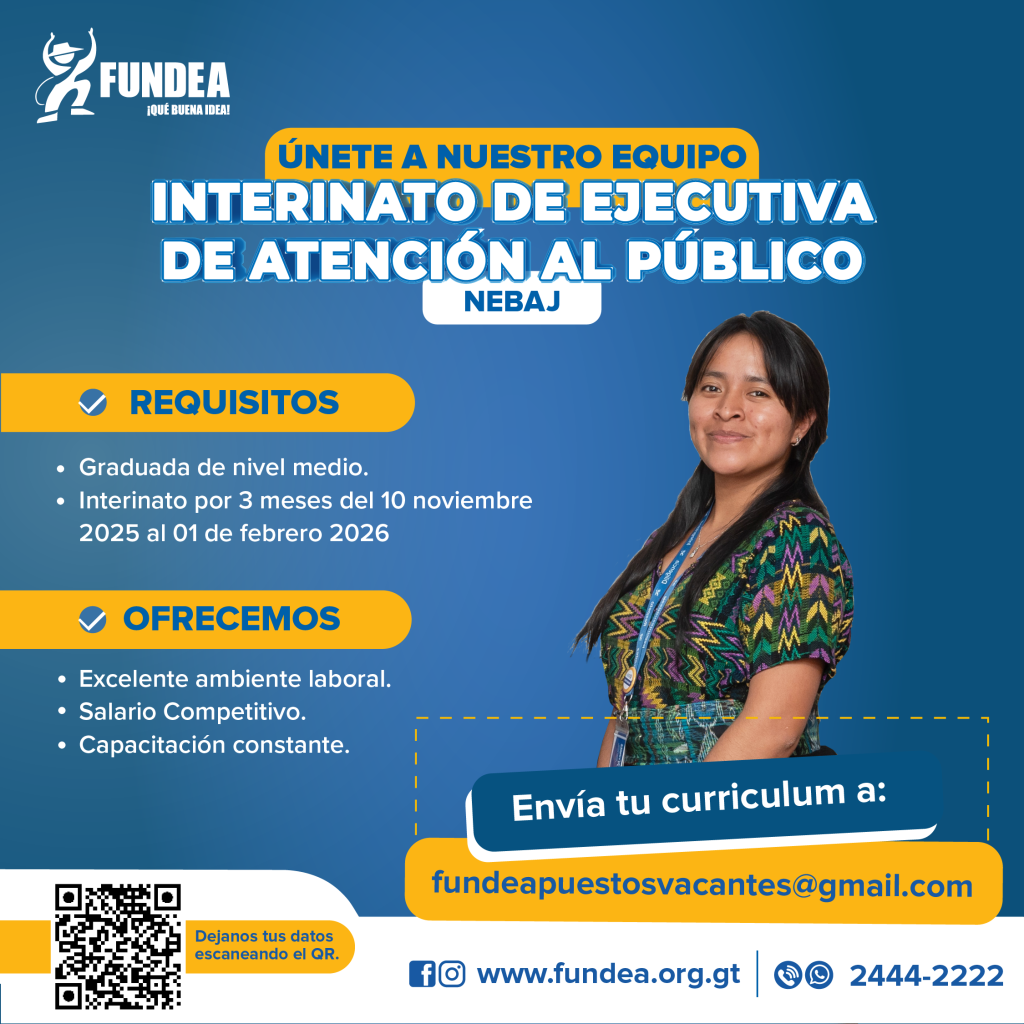 Interinato de Ejecutiva de Atención al Público - Nebaj